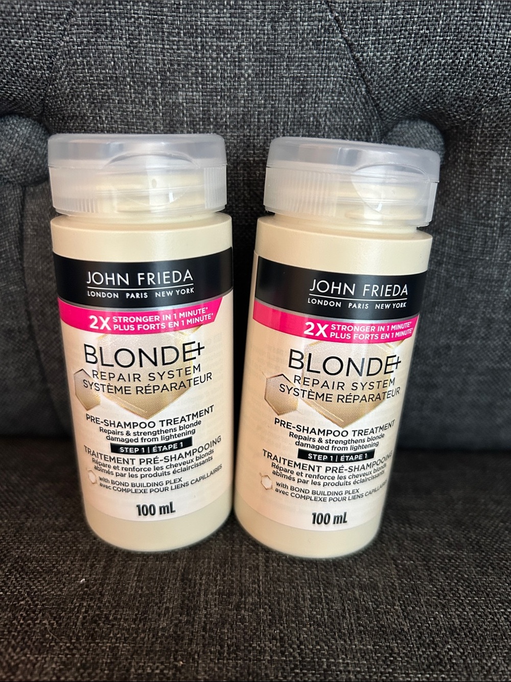 NEW 🆕 TWO John Frieda Blonde+ Repair System Pre-Shampoo Treatment